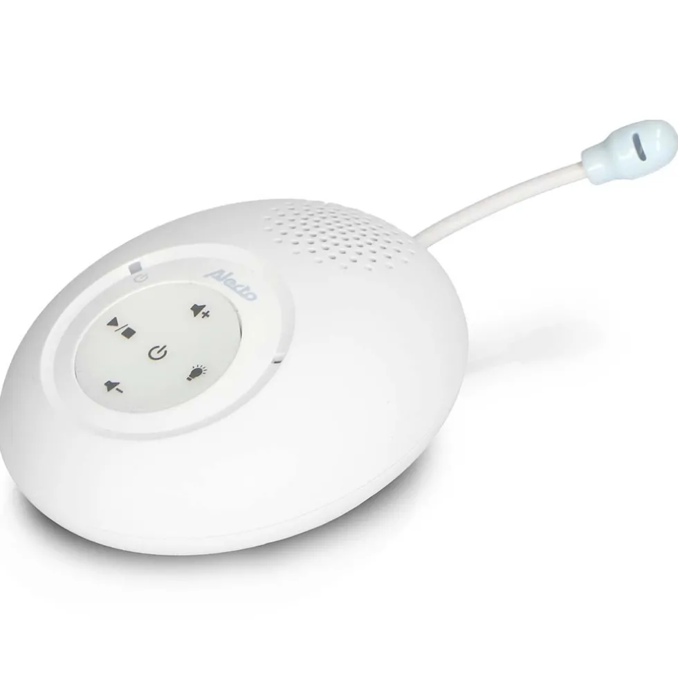 Alecto DBX120 - Full Eco DECT babyfoon met display - Wit/Lichtblauw