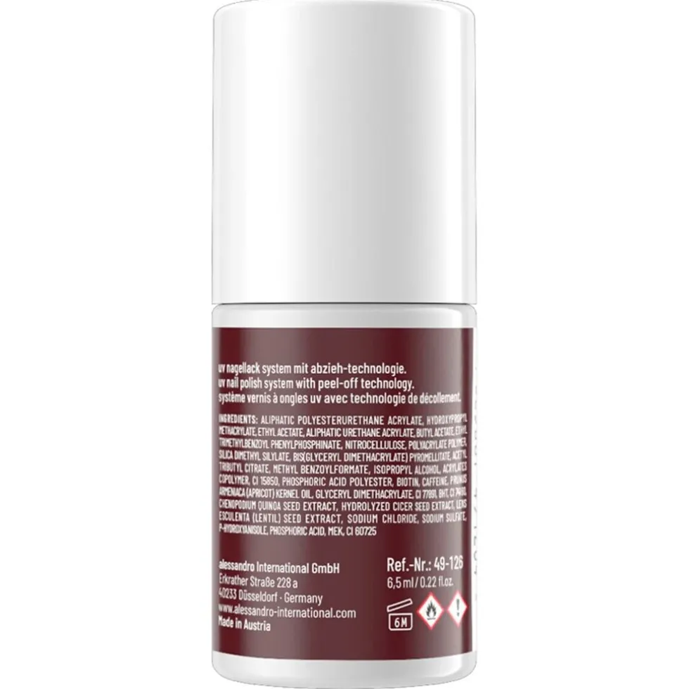 Alessandro Striplac UV Colour 126 Velvet Red Nagellak