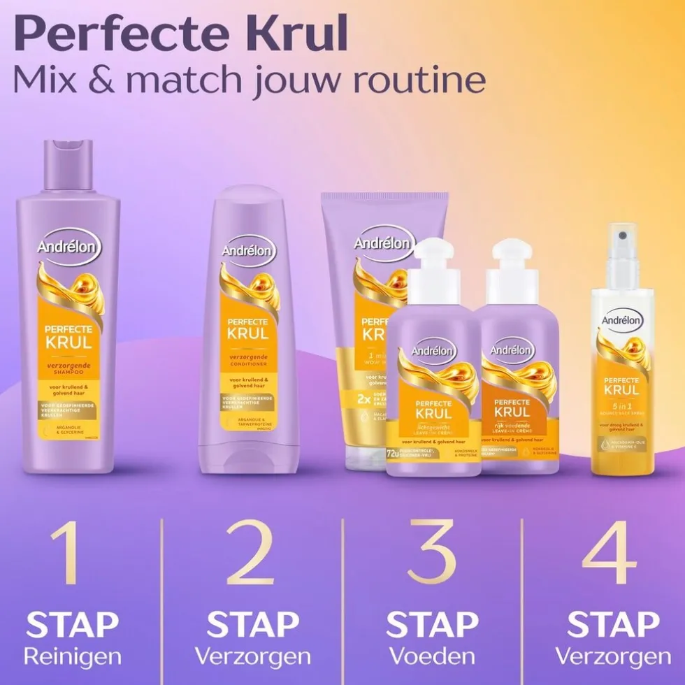Andrélon Perfecte Krul Voedende Leave-in Haarcrème