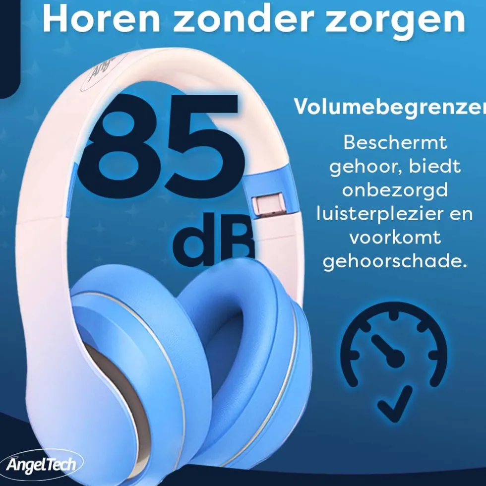 AngelTech Kinderpakket PRO MAX - Kindertablet + Kinderkoptelefoon