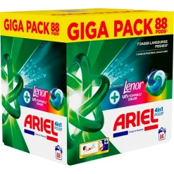 Ariel +Touch of Lenor Unstoppables Color 4-in-1 Wasmiddelpods