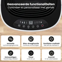 Auronic Luchtontvochtiger en Luchtreiniger 20L per dag
