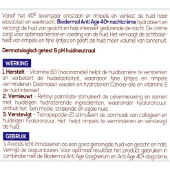 Biodermal Anti Age 40+ Nachtcrème