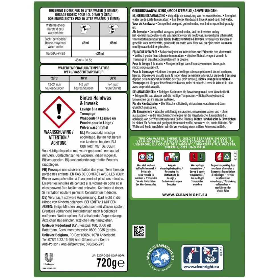 Biotex Handwas & Inweek Poeder