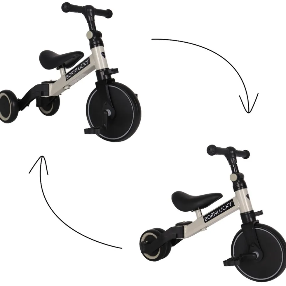 Born Lucky Loopfiets Trike Olijf