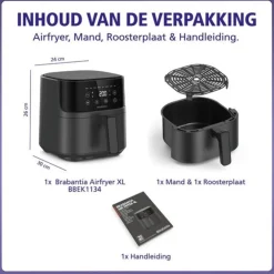 Brabantia Airfryer XL BBEK1134