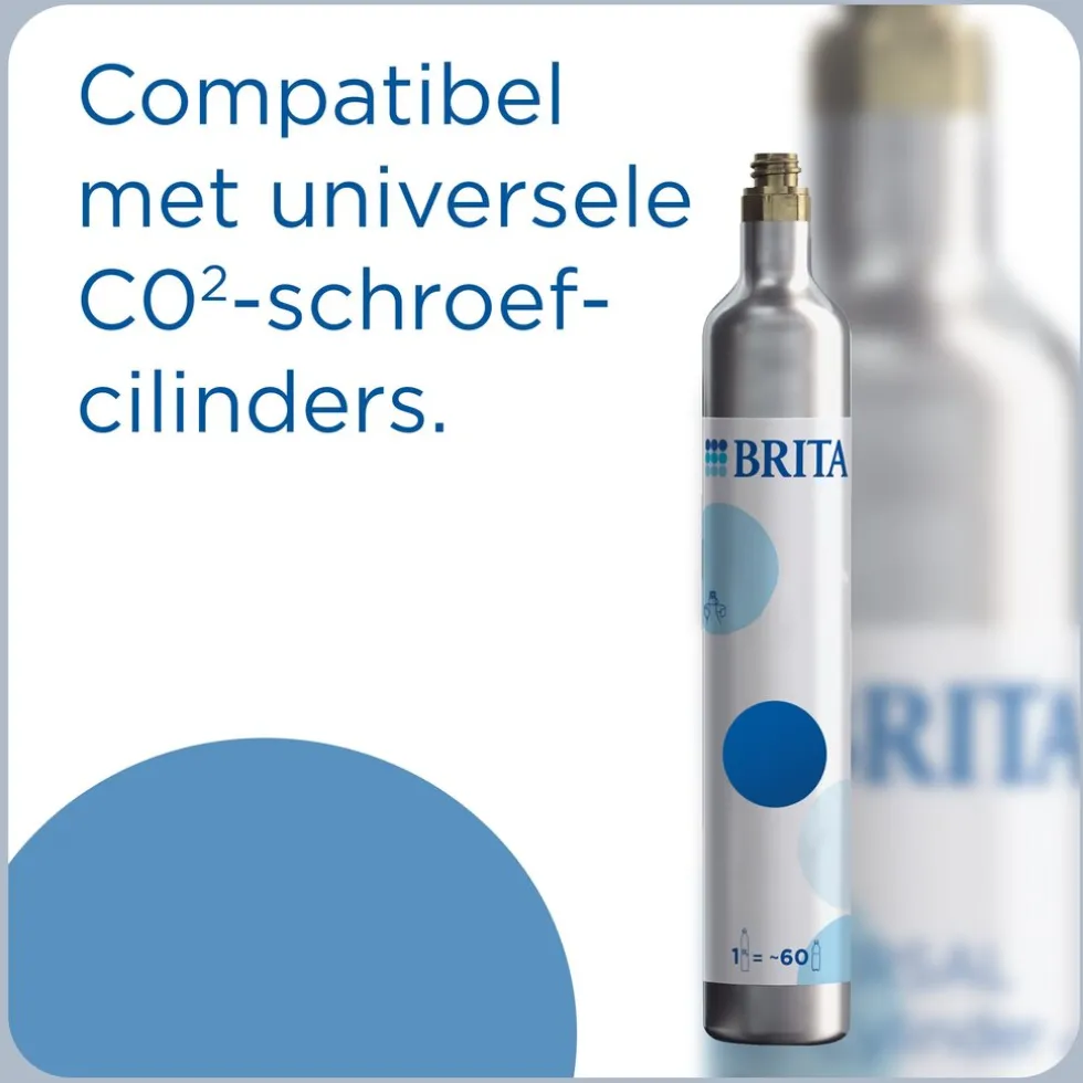 BRITA SodaONE Zwart Single Unit