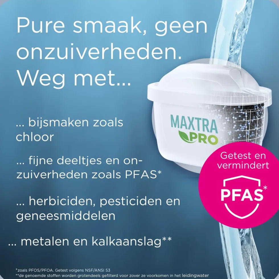 BRITA Waterfilterkan Marella Cool 2.4L Rood incl. 1 MAXTRA PRO