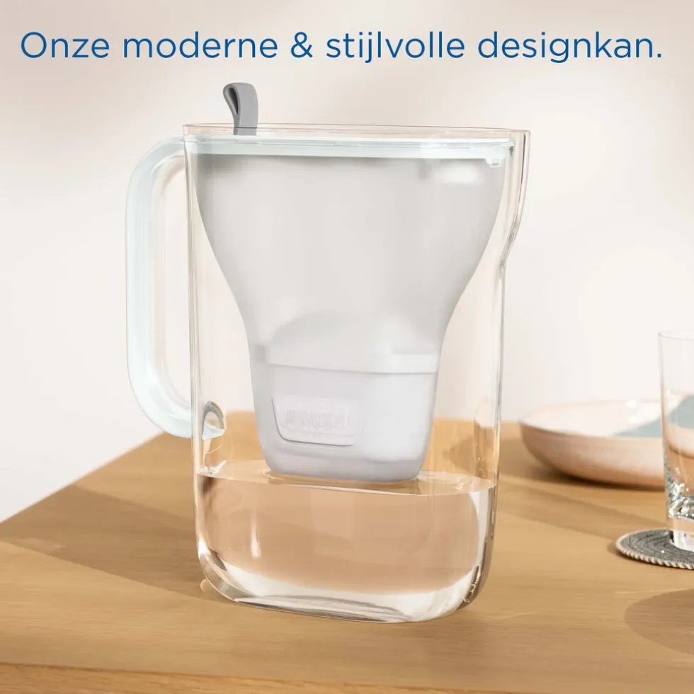 BRITA Waterfilterkan Style Cool 2.4L Grijs incl,1 MAXTRA PRO Waterfilterpatroon