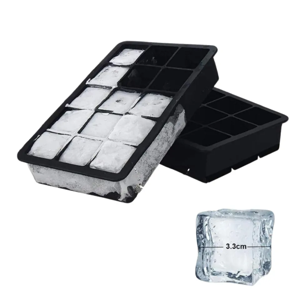 Buxibo IJsblokjes Tray Set 3 x 5 Vormen Set van 2