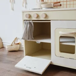 Buxibo Houten Kinderkeuken Inclusief Accessoires en Keukengerei Speelkeuken