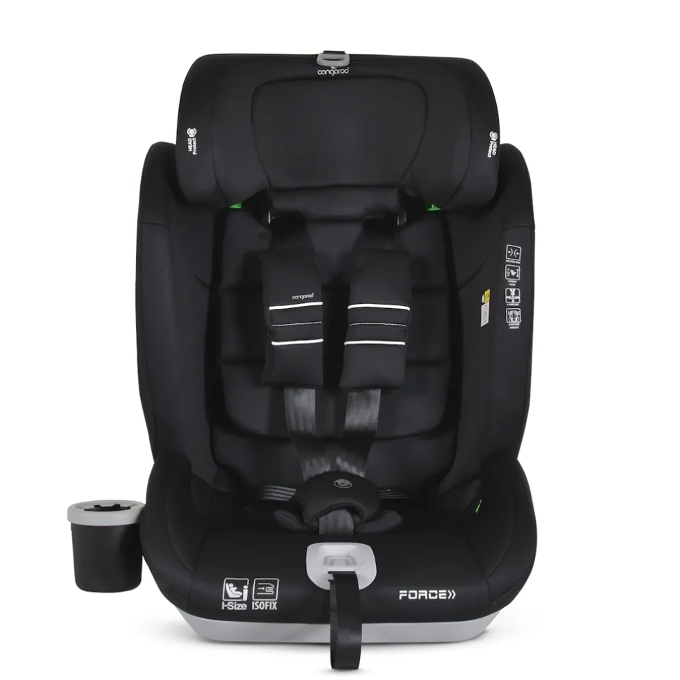 Cangaroo Force Black Isofix 76-150 cm i-Size Autostoel