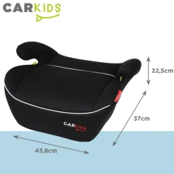Carkids I-Size Zitverhoger Alex 125-150cm Zwart/Wit
