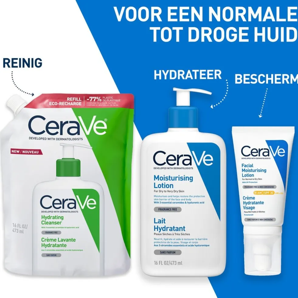 CeraVe Hydraterende Reinigingscrème Navulling