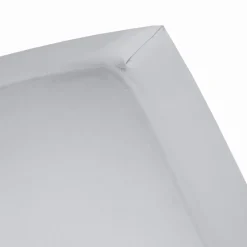 Cinderella Hoeslaken Basic Katoen 40cm Hoekhoogte - light grey 160x200cm