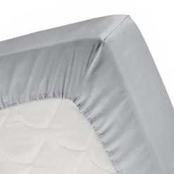 Cinderella Hoeslaken Jersey Stretch 30cm Hoge Hoek - light grey 180x200cm