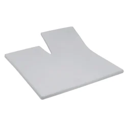 Cinderella Splittopper Single Split Hoeslaken Basic Katoen - light grey 180x210cm