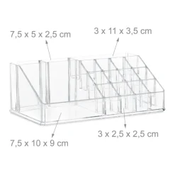 Confibel Make-up Organizer Cosmetica Organizer Verstelbare Lades