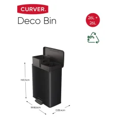 Curver Decobin Duo Prullenbak