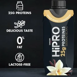 DANONE HiPRO Vanille Proteïneshake Voordeelverpakking 8 x 330ml