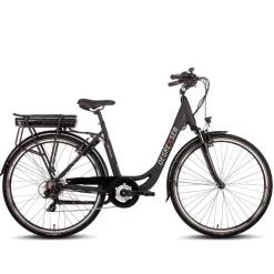 Degreaser dames ebike 50 cm 10.4 Ah 7sp zwart