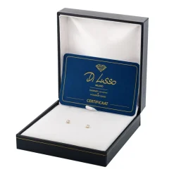 Di Lusso 14K Gouden Oorstekers – 0.25 ct Lab Grown Diamant