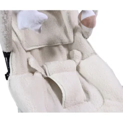 Ding Viggo Bouclé Off-white Wipstoel