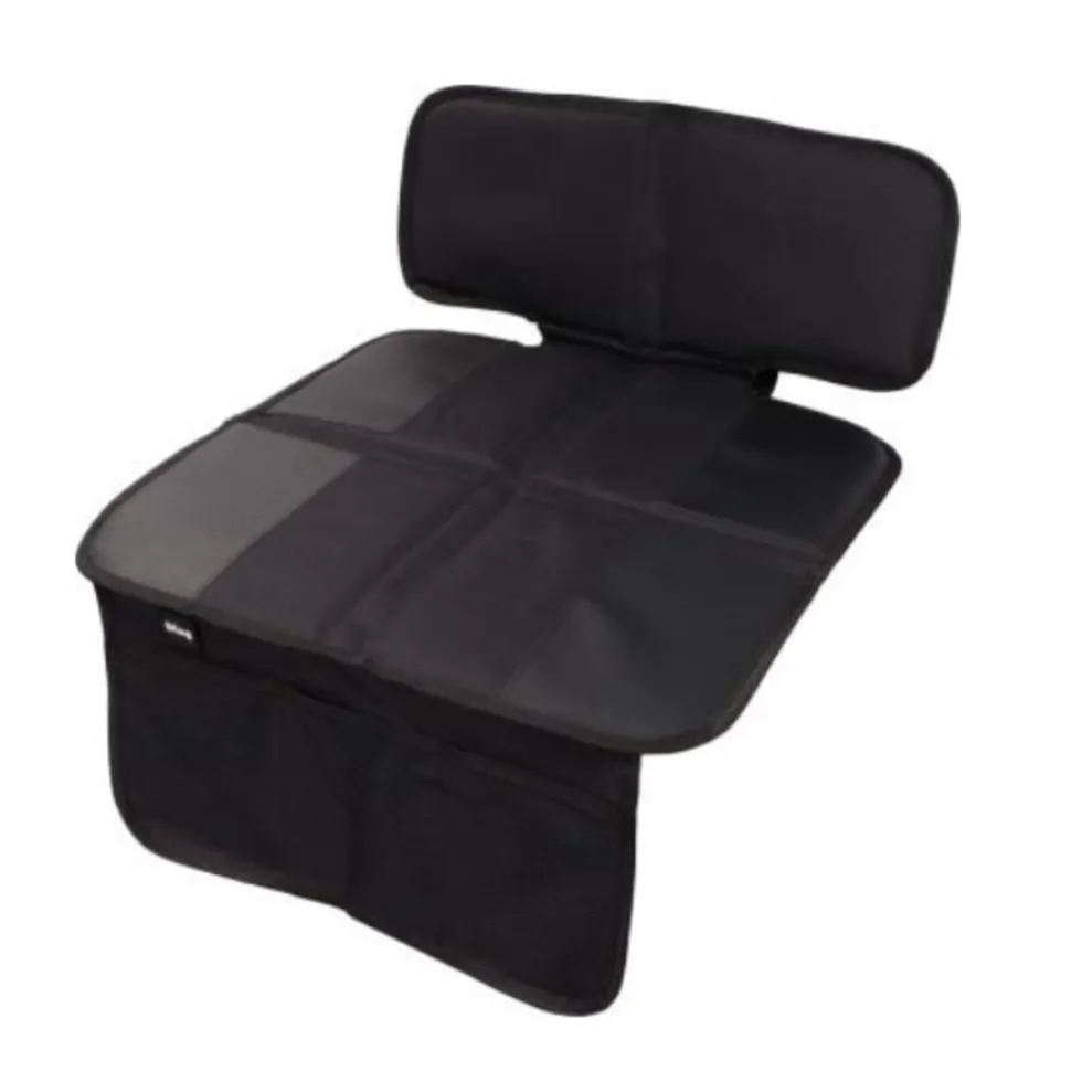 Ding Zwart Waterproof Autostoelbeschermer met Opbergvakjes