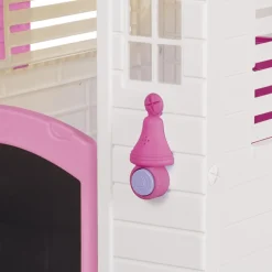 Dolu Garden Wit/Roze Speelhuisje met Accessoires