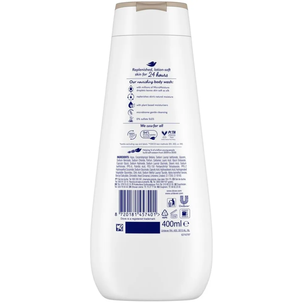 Dove Advanced Care Nourishing Silk Douchegel