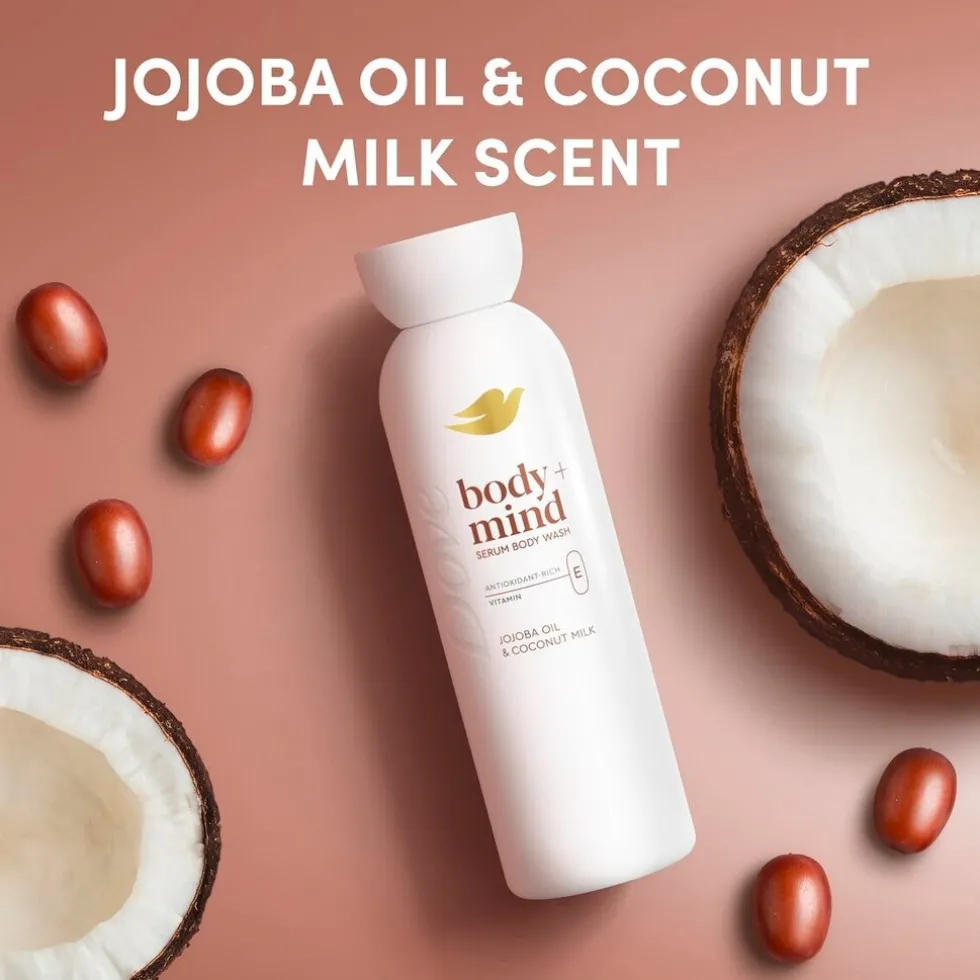 Dove Body+Mind Jojoba Oil & Coconut Milk Douchegel