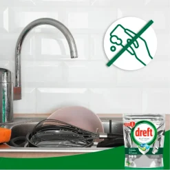 Dreft Platinum All-in-One Vaatwascapsules