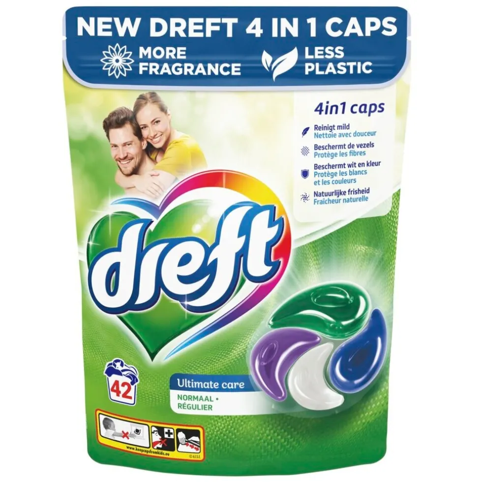 Dreft Regular 4-in-1 Wasmiddelcaps