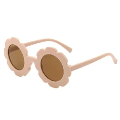Eco Toys Bloem Roze 2-6 jr Kinderzonnebril