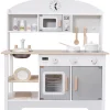 Eco Toys Grijs Moderne Houten Kinderkeuken