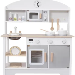 Eco Toys Grijs Moderne Houten Kinderkeuken