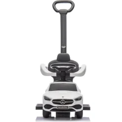 Eco Toys Wit Mercedes Benz Loopauto met Duwstang