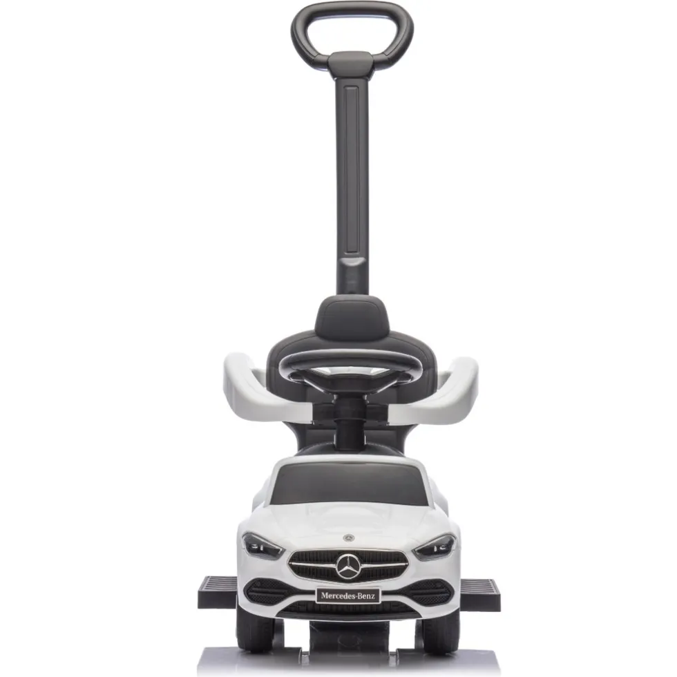 Eco Toys Wit Mercedes Benz Loopauto met Duwstang