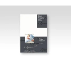 Elegance Hoeslaken Jersey Katoen Stretch 35cm Hoge Hoek - wit 120/130/140x200cm