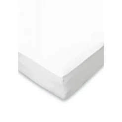 Elegance Hoeslaken Jersey Katoen Stretch 35cm Hoge Hoek - wit 140x210/220cm