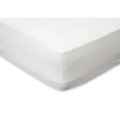 Elegance Hoeslaken Katoen Perkal 35cm Hoekhoogte - wit 90x200cm