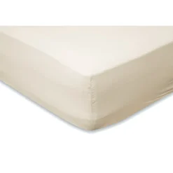 Elegance Hoeslaken Katoen Perkal 35cm Hoekhoogte - ivoor 180x200cm