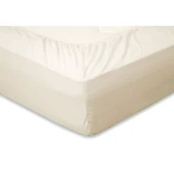 Elegance Hoeslaken Katoen Perkal 35cm Hoekhoogte - ivoor 180x200cm