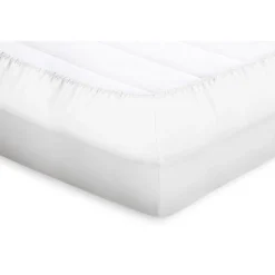 Elegance Topper Hoeslaken Katoen Perkal - wit 160x200cm