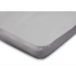 Elegance Topper Hoeslaken Jersey Katoen Stretch - licht grijs 160x210/220cm