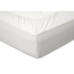 Elegance Hoeslaken Katoen Perkal 35cm Hoekhoogte - wit 140x200cm