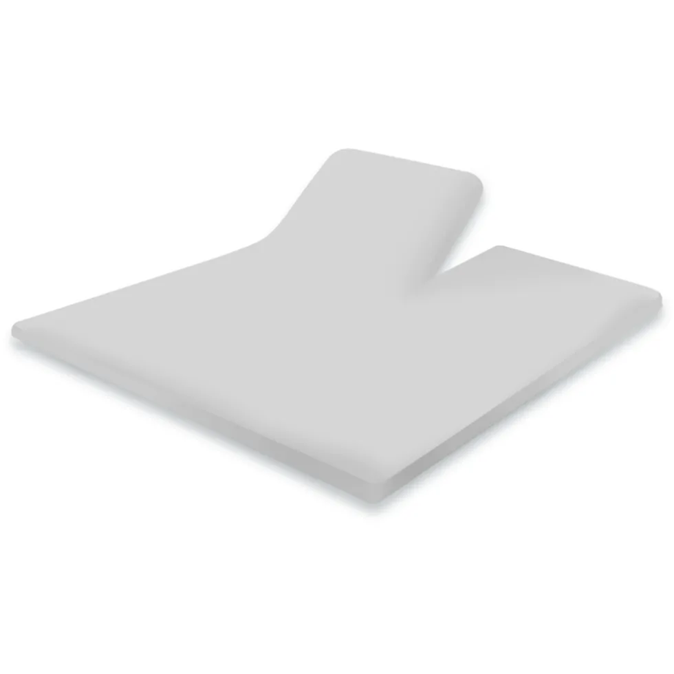 Elegance Splittopper Hoeslaken Perkal Katoen - licht grijs 180x200cm