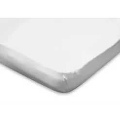Elegance Topper Hoeslaken Jersey Katoen Stretch - wit 160x210/220cm