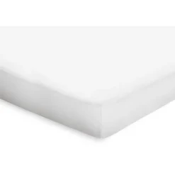 Elegance Topper Hoeslaken Katoen Perkal - wit 90x200cm