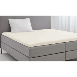 Elegance Topper Hoeslaken Katoen Perkal - ivoor 180x210/220cm